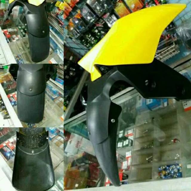 Mudflap / sambungan spakbor depan yamaha AEROX 155