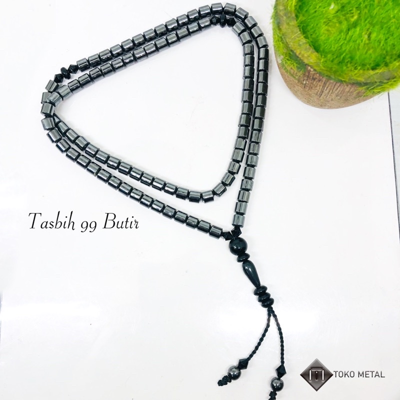 Tasbih Blustin 99 Butir Kotak Dm 6 mm [ Toko Metal ]