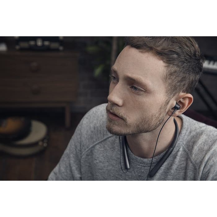 Headset Bluetooth Sport 4.1 Wireless Earphone Headphone Handsfree SONY - Abu-abu Muda