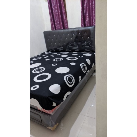 DIVAN DIPAN TEMPAT TIDUR SANDARAN MINIMALIS KANCING MODERN