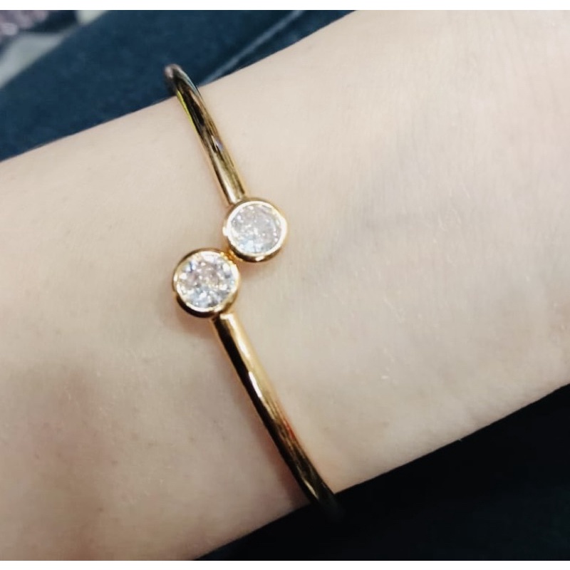 gelang wanita //gelang bangle//grlang mutiara//perhiasan penganti emas//gelang