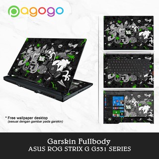 Garskin Laptop Skin Laptop Asus ROG G531GD G531G G531