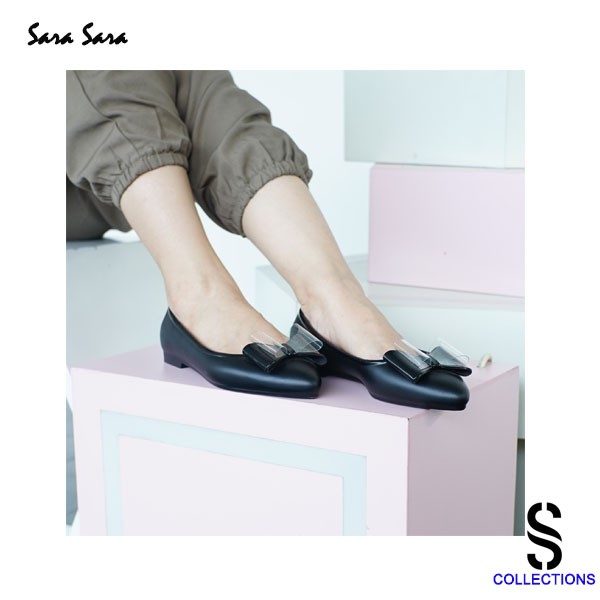 Sarasara Jelita Sepatu Jelly Casual Cewek Sepatu Kerja Wanita Sepatu Flat Perempuan Size 36-40