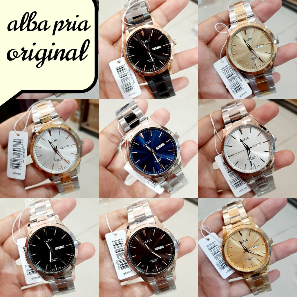 JAM TANGAN PRIA ALBA AJ6122X1 AJ6123X1 AJ6124X 1AJ6125X1 AJ6126X1 AJ6127X1 AJ6128X1 AJ6129X1 ORIGINA