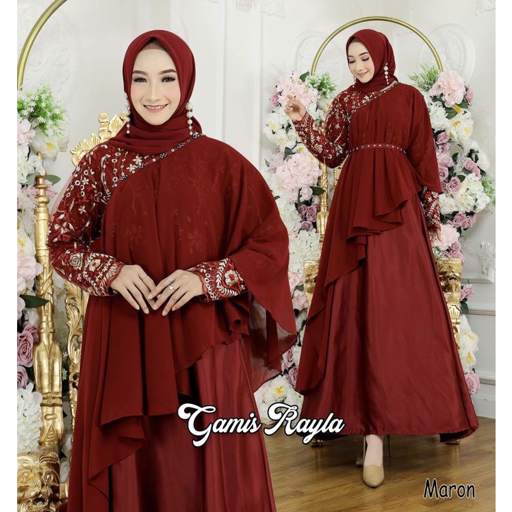 RAYLA Gamis pesta mewah 8 in 1