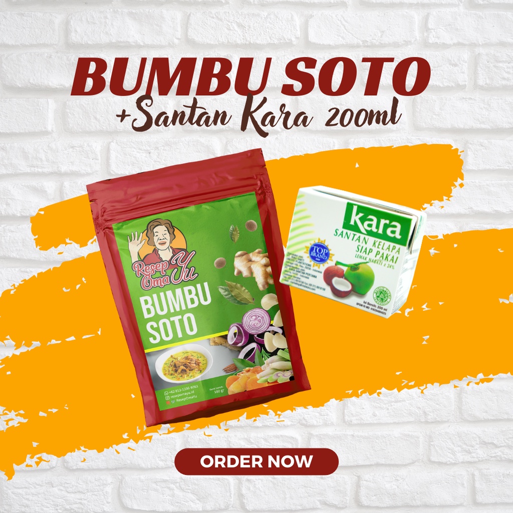 

Bumbu Soto ala Resep Oma Yu + Kara Santan 200ml