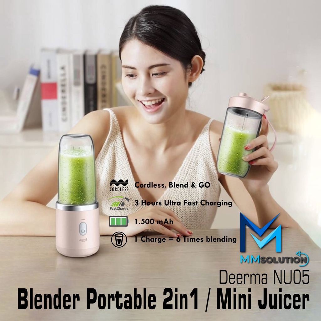 Deerma NU06 / NU05 Blender Portable Juicer Mini Mixer 400ml