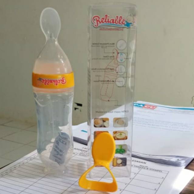 Reliable sendok silicone RS 9909/Botol Sendok Silikon