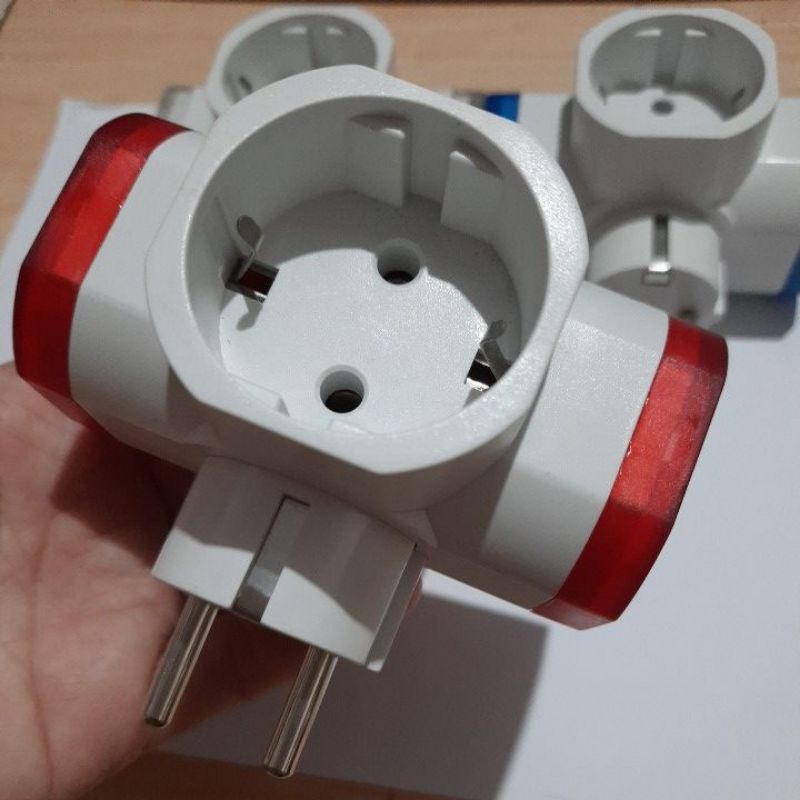 Colokan T arde sambungan stop kontak terminal colokan 3