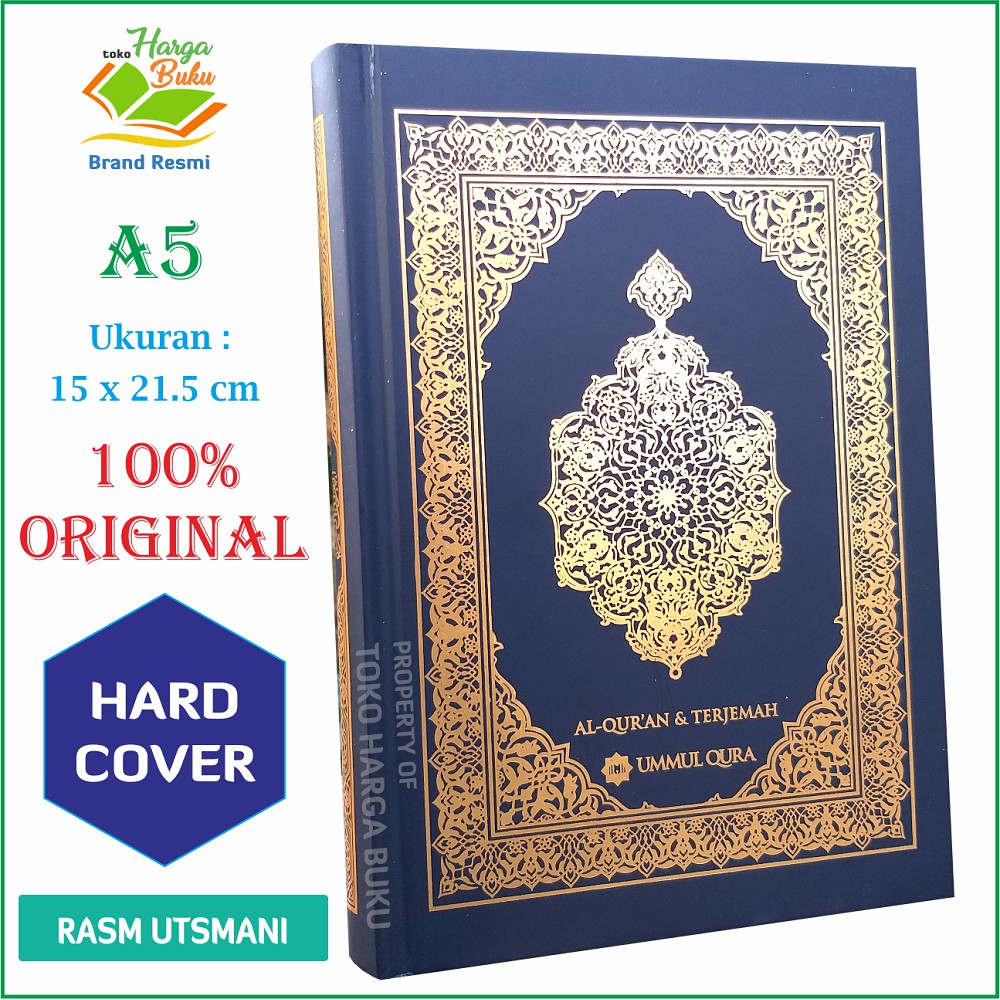 Mushaf Al Quran Ummul Qura Terjemah Rasm Utsmani Ukuran A5 HC