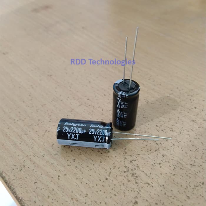Capacitor 2200uF/25V Rubycon YXJ