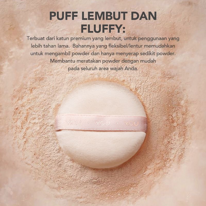 (GOSEND/COD) YOU NOUTRIWEAR + AIRY FIT LOOSE POWDER - BEDAK TABUR OIL CONTROL