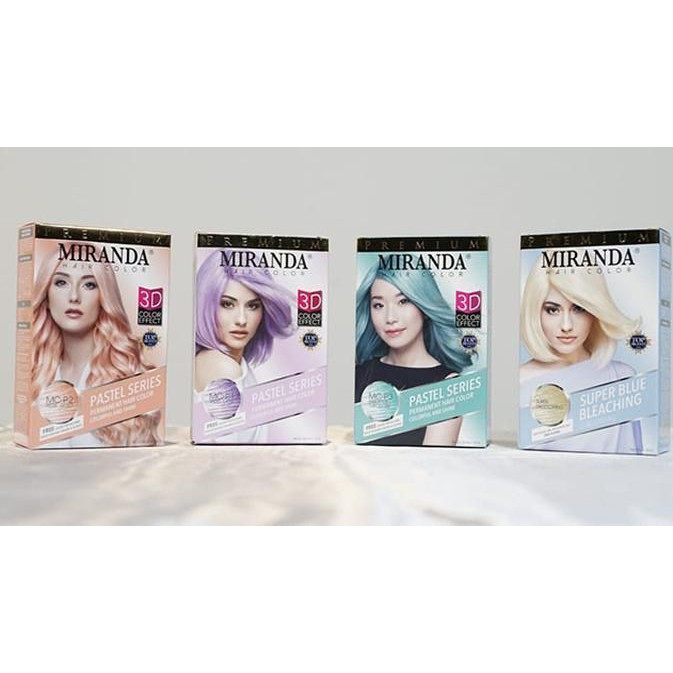 MIRANDA HAIR COLOR 3D PASTEL SERIES 2X30ML +10ML CONDITIONER