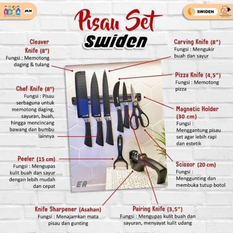 Pisau Swiden Set