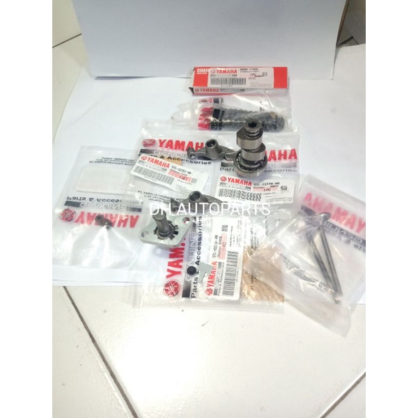 PAKET LENGKAP NOKEN AS PELATUK KLEP PAYUNG KLEP RANTAI KETENG TONJOKAN TENSIONER SIL KLP YAMAHA MIO 