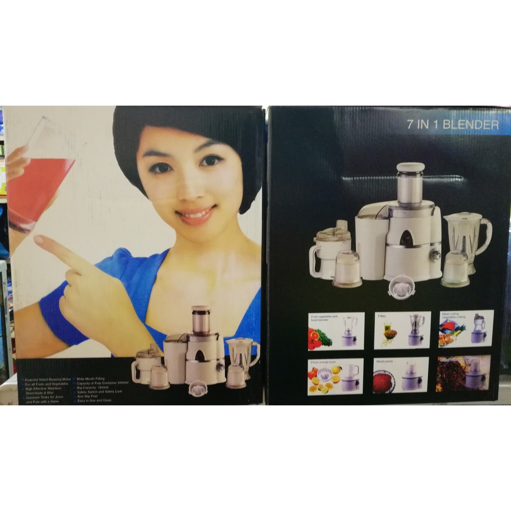Blender 7 in 1 Blender Multifungsi Serba Lengkap