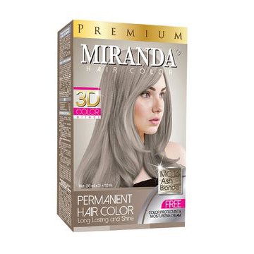 MIRANDA MC-16 ASH BLONDE hair color pewarna cat rambut natural