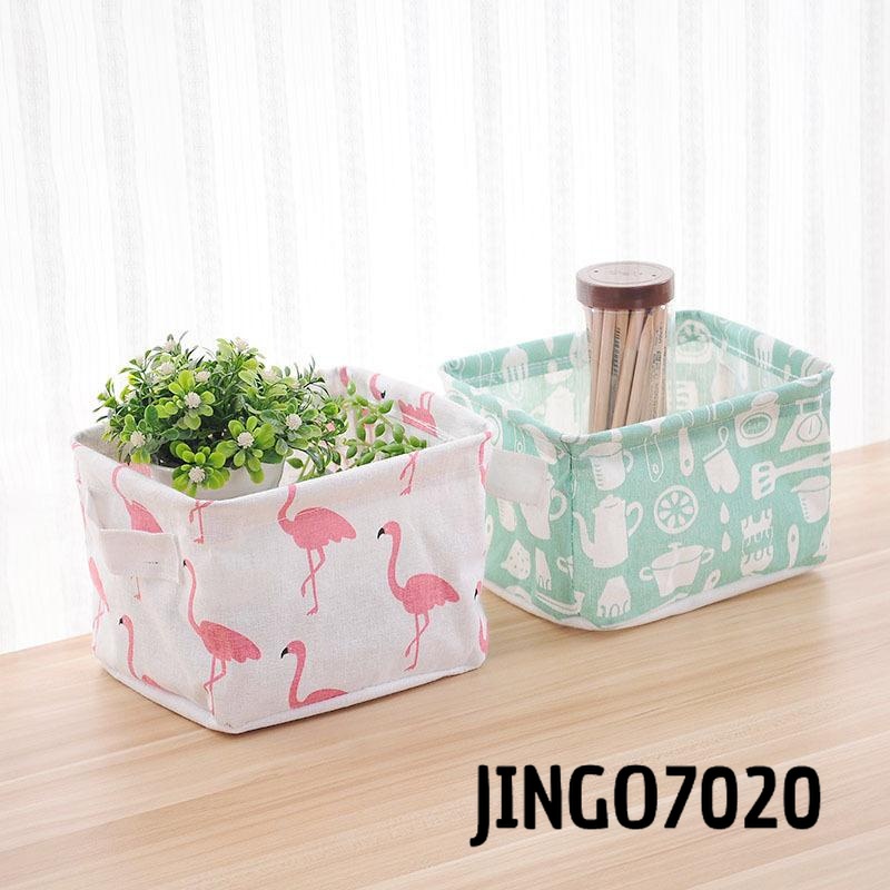 [JINGO] - Desktop Storage Box Keranjang Serbaguna Kotak Penyimpanan Organizer Make Up Kosmetik