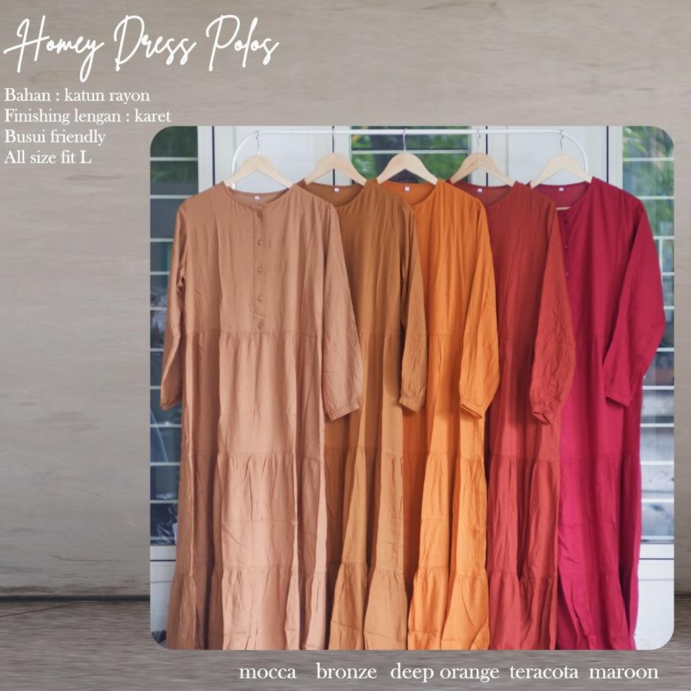 Gamis Polos Tsafara Bahan Katun Rayon Premium - Gamis Wanita RemajaYang Adem Hitam Putih [Ai31au22ғ]