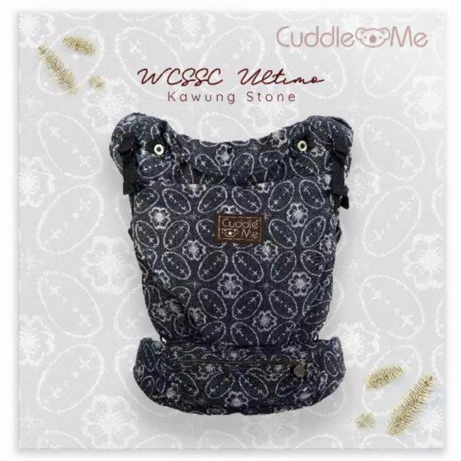 Cuddleme Cuddle Me Wcssc Jacquard Ultimo Gendongan Bayi Tenun Hipseat - Kawung Stone Captain.Kimii
