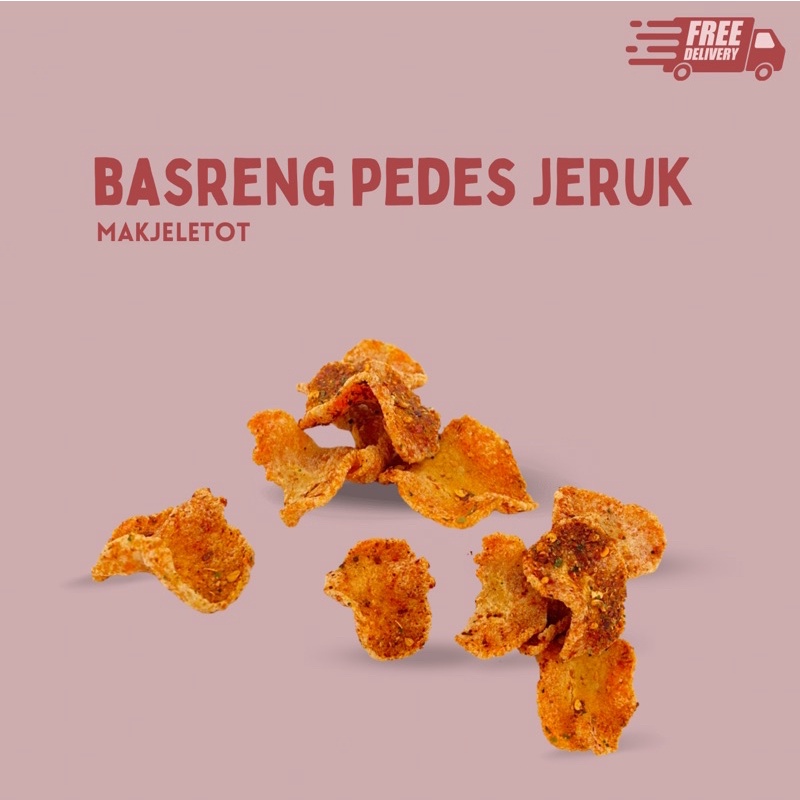 

Basreng tipis pedes pedas jeruk