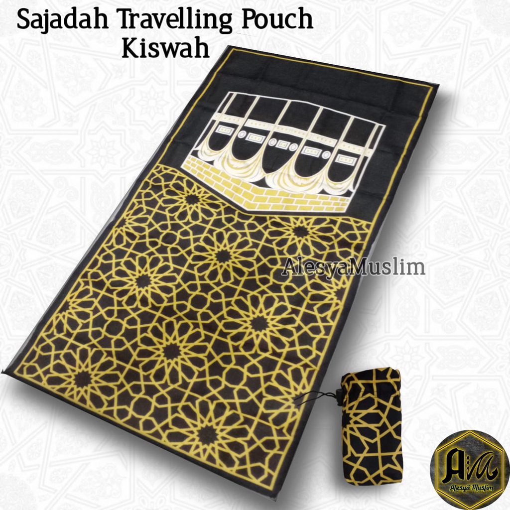 Sajadah Travelling Pouch/Saku Motif Kiswah