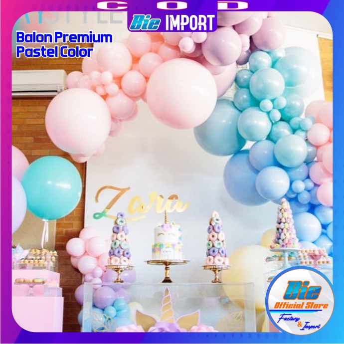 Balon Pastel Color Impor Best Seller