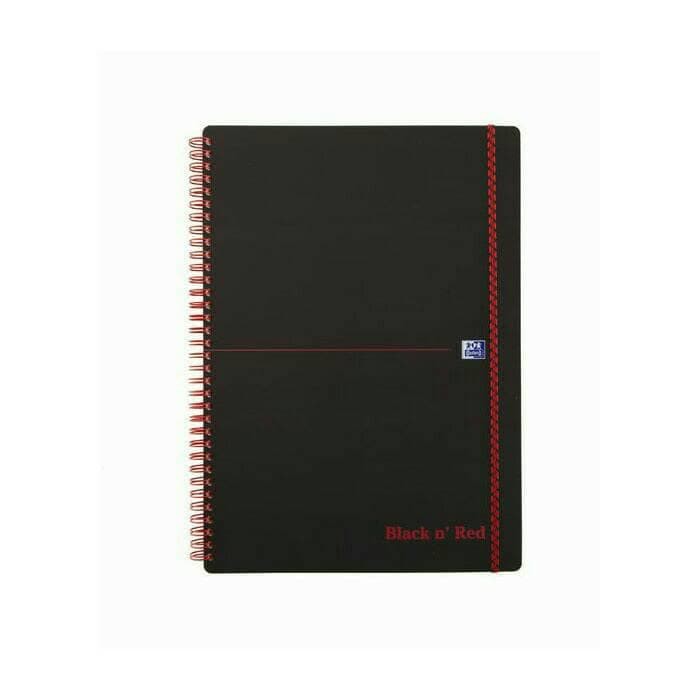 

Professional Notebook A4 Ruled Black n'Red OXFORD