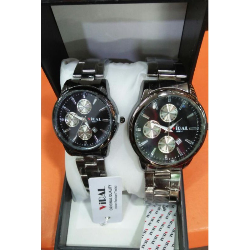 Jam Tangan Couple ARLOJI CEWEK COWOK JAM TANGAN