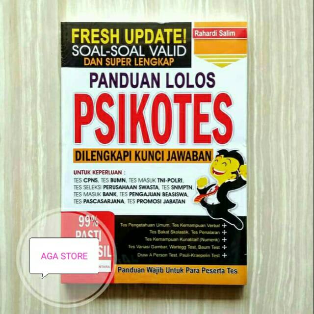 Buku Panduan Lolos Psikotes Fresh Update Super Falid Dan Lengkap