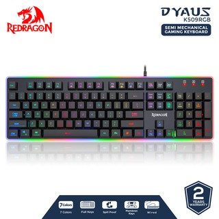 Redragon  DYAUS 2 - K509RGB Semi Mechanical Gaming Keyboard