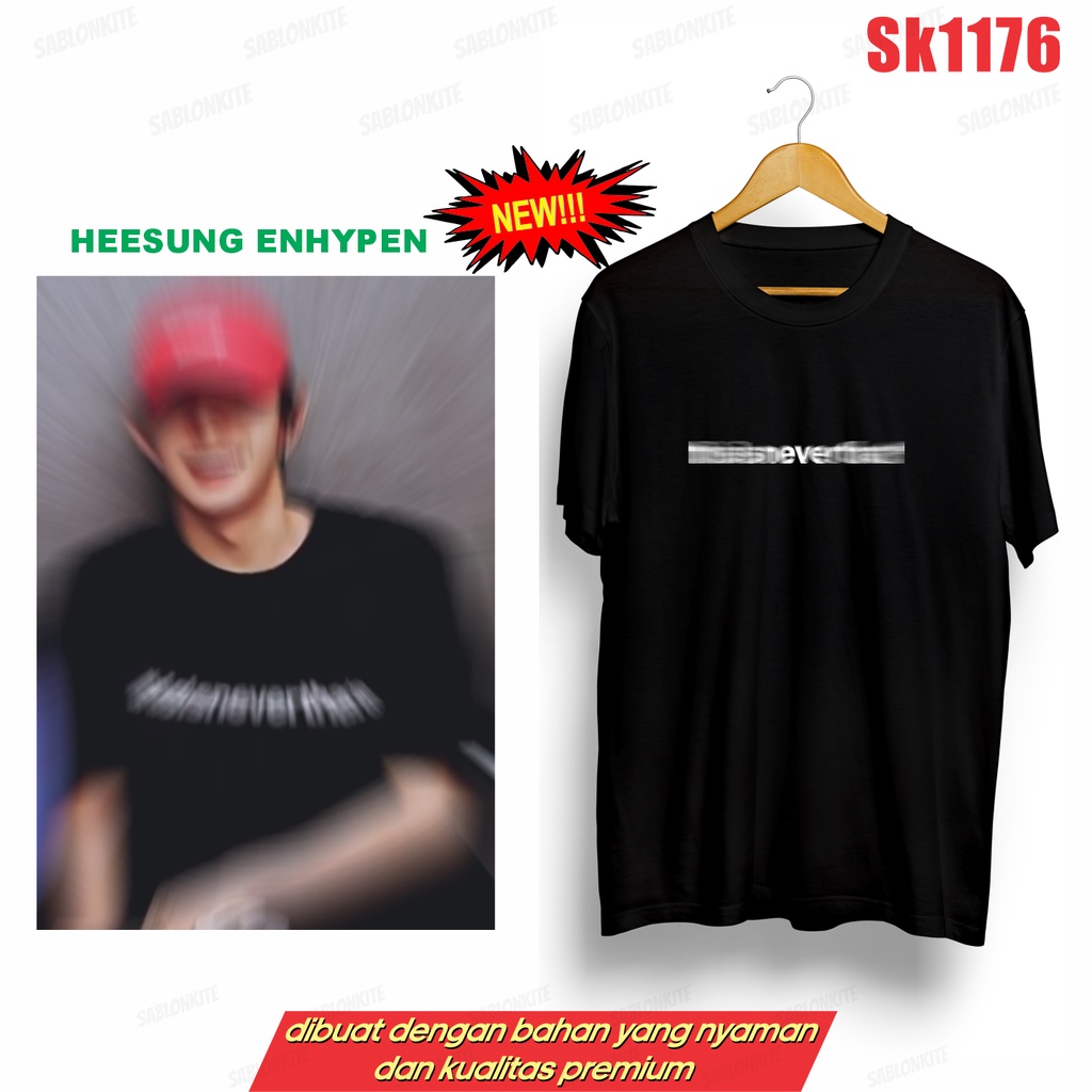 MURAH!!! KAOS HEESUNG THIS SK1176 UNISEX COMBED 30S KPOP