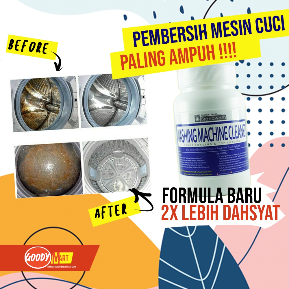 PEMBERSIH TABUNG MESIN CUCI UNTUK MESIN CUCI 1 TABUNG DAN 2 TABUNG