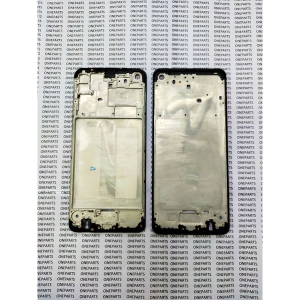 FRAME BEZZEL TULANG TENGAH DUDUKAN LCD SAMSUNG GALAXY A21 A215 ORIGINAL