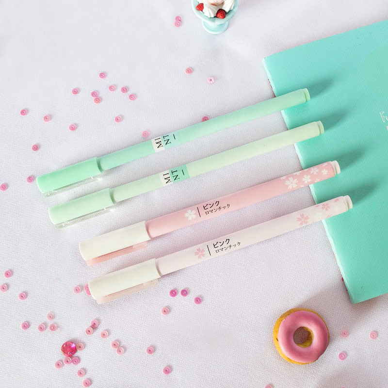 

Pulpen / Ballpoint Vience Pink and Mint Gel Ink