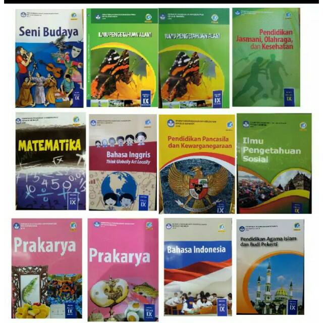 Paket buku siswa dikbud k13 untuk smp kelas 9 semester 1 dan 2