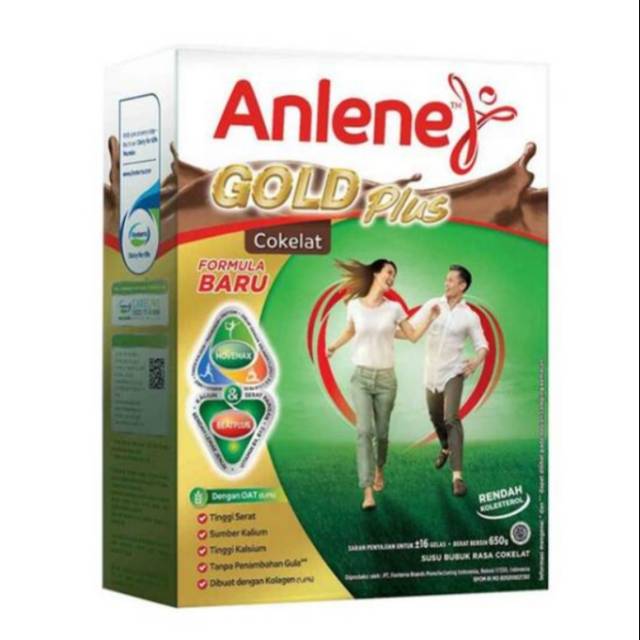 Anlene Gold Plus Coklat 650g Susu Kalsium Ut Usia 51 Tahun Keatas Shopee Indonesia