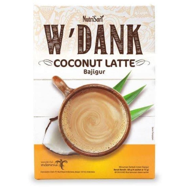 W'dank bajigur coconut latte