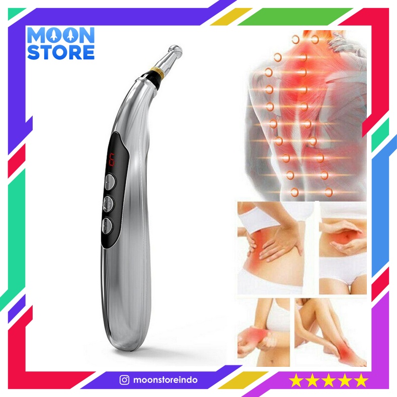 ALAT AKUPUNTUR MAGNETIC THERAPY PEN BODY MASSAGER 9 GEARS W-912R