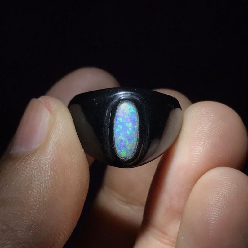 Batu Kalimaya Banten Susu Jarong Ikat Tanduk Kerbau Asli Maja Kode KS15