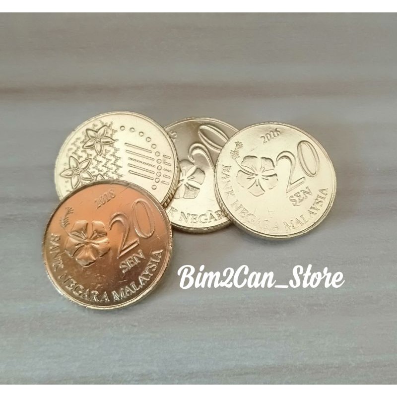 Jual Koin 20 Sen Ringgit Malaysia Shopee Indonesia