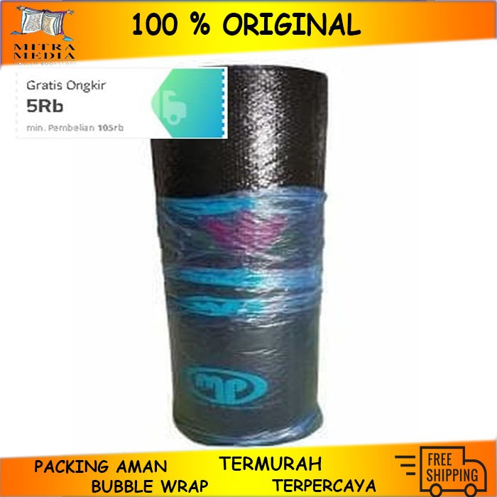 

Bubble Wrap 50 meter X 125 cm Plastik Bubble Packing Hitam - Hitam