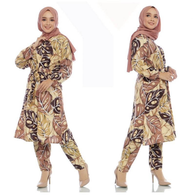 JOSJOLI_STORE/3671 Setcel Rayon/Stelan Super Jumbo 5XL Free Masker/Busui