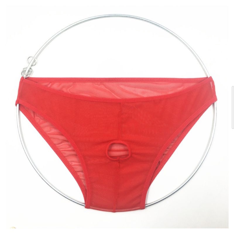 Celana Dalam pria open hold laki laki transparant men panty lubang tengah cowo