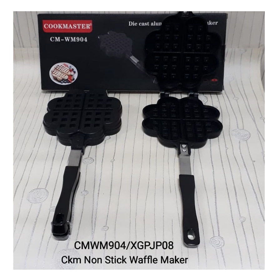 COOKMASTER Cetakan Waffle Maker Manual Belgian Pancake Croffle