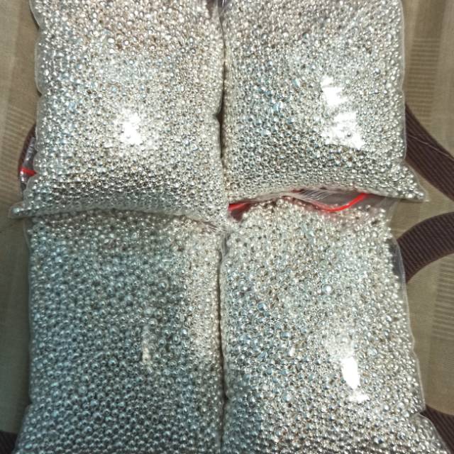 Perak murni granule silver butiran pure silver 999 ready stok bosque