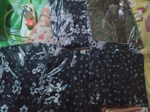 Batik Couple Keluarga Sania Ruffle Ori Ndoro Jowi Dnt Motif Gurita