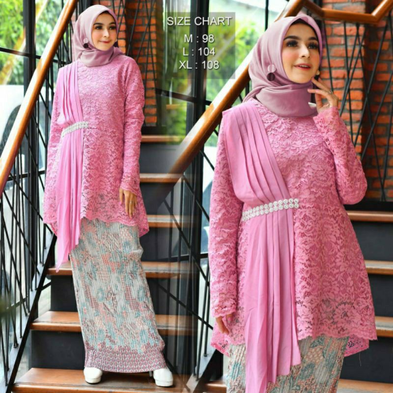 KEBAYA MODERN//KEBAYA PESTA//SET KEBAYA BIDADARI//BY PELAMINAN BIRU