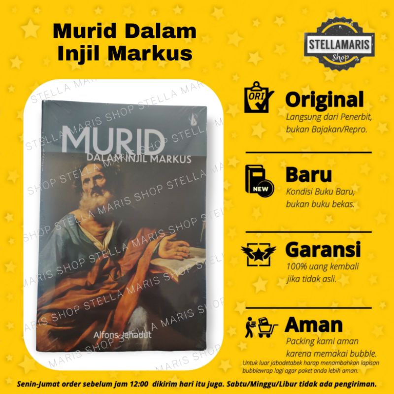 Murid Dalam Injil Markus - Alfons Jehadut Buku Tafsir Kitab Diskon