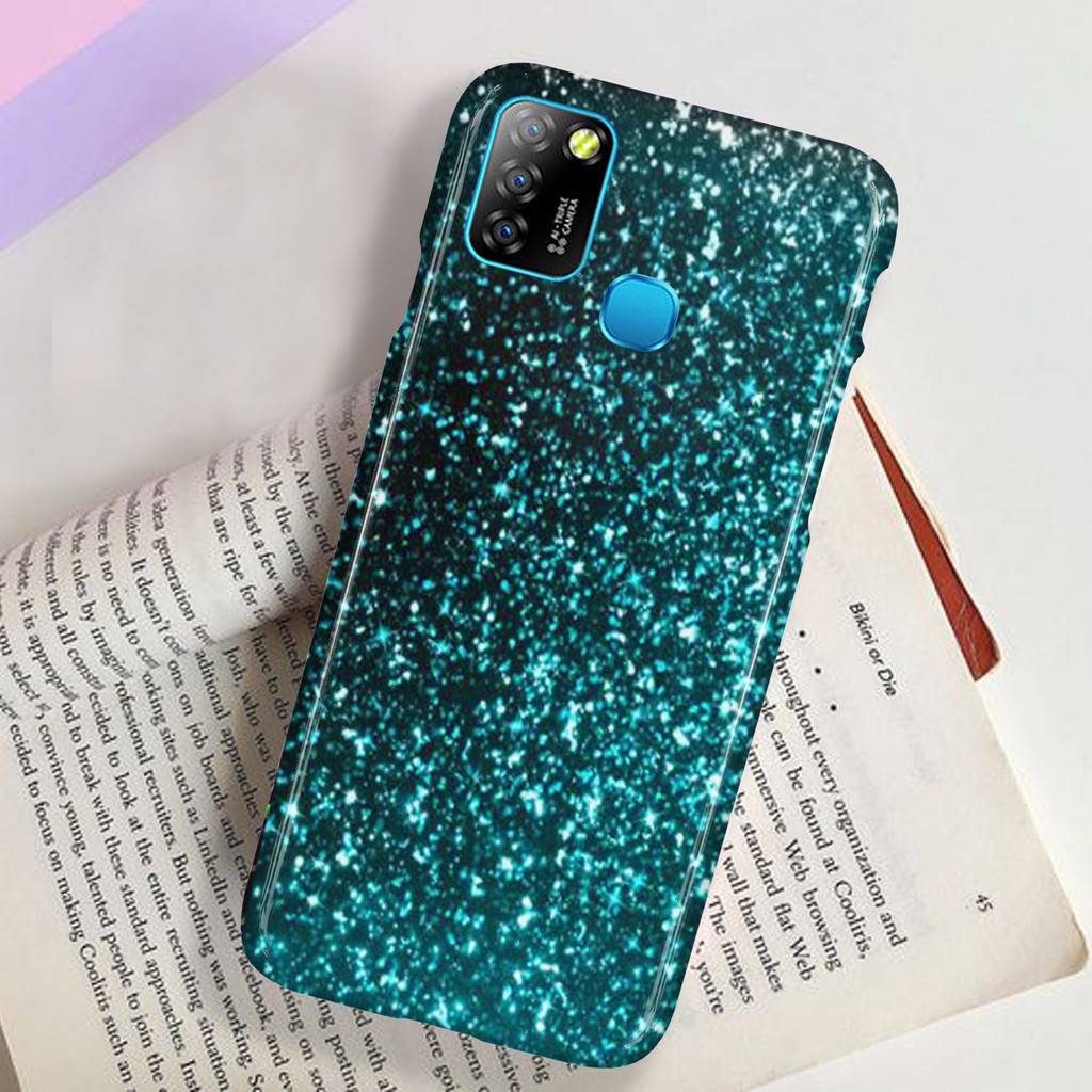 Marintri Case Infinix Smart 5 Fashion Case Gliter Hardcase Softcase Casing & Cover Pelindung Hp